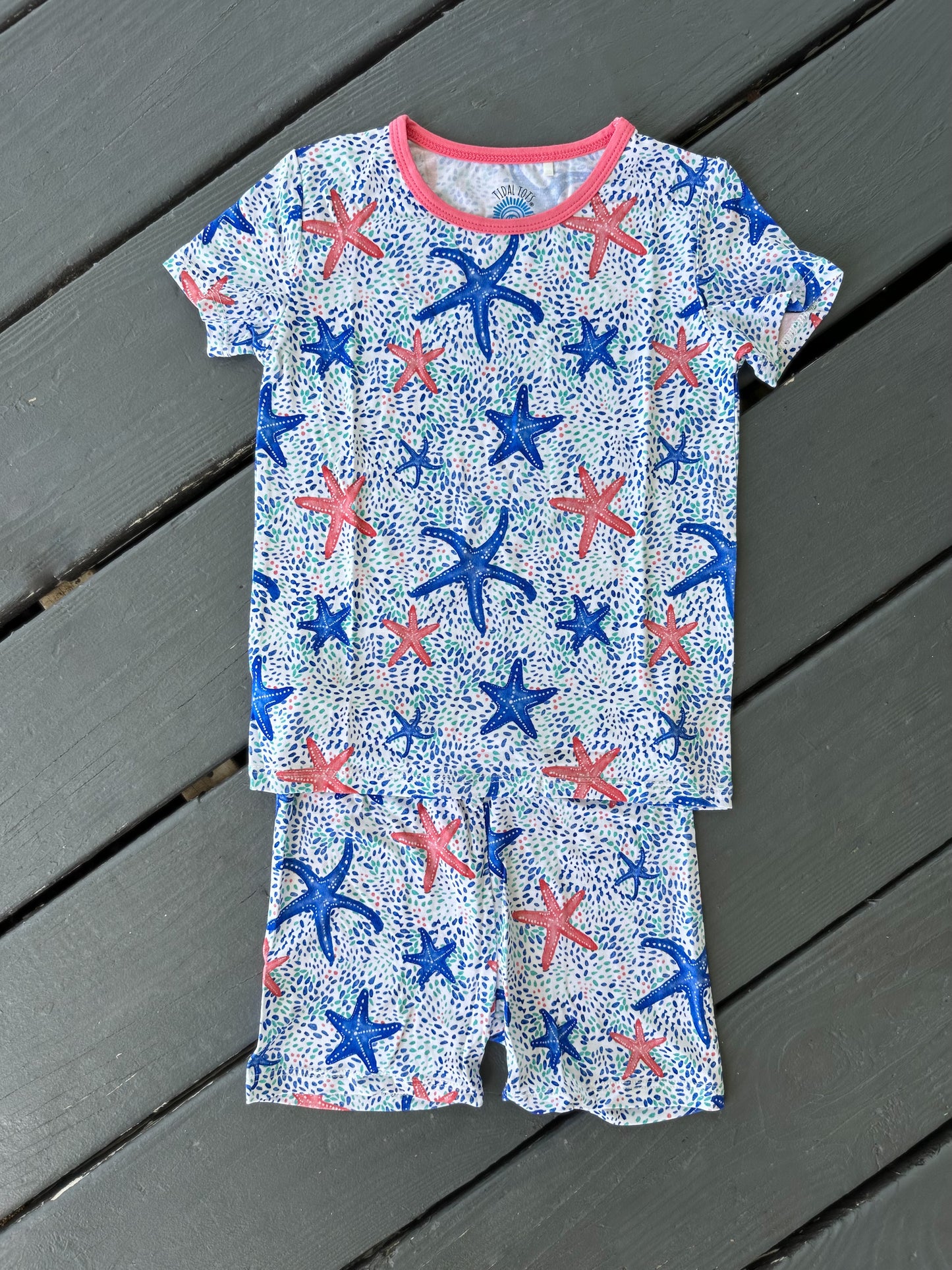 Oh My Sea Stars Shorts Set