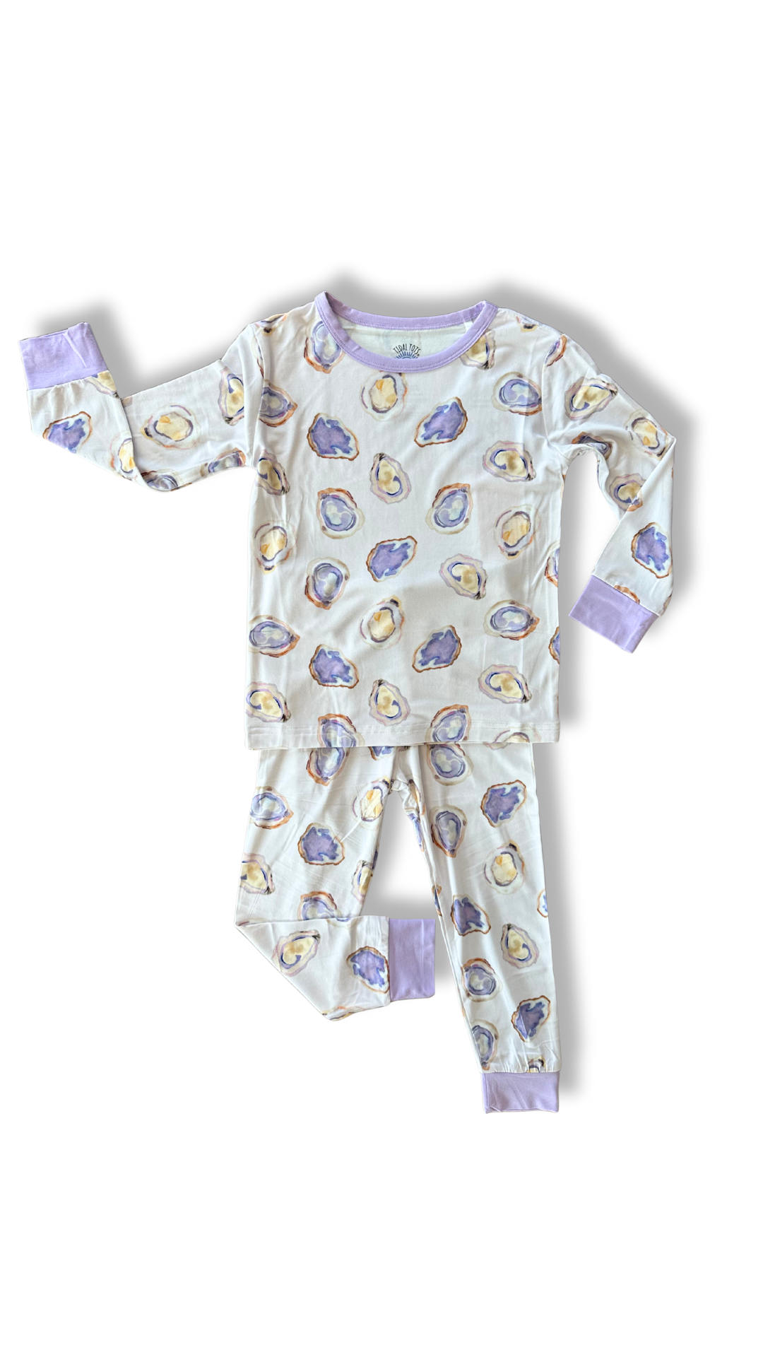 Oyster Roast Purple Two Piece Pajama