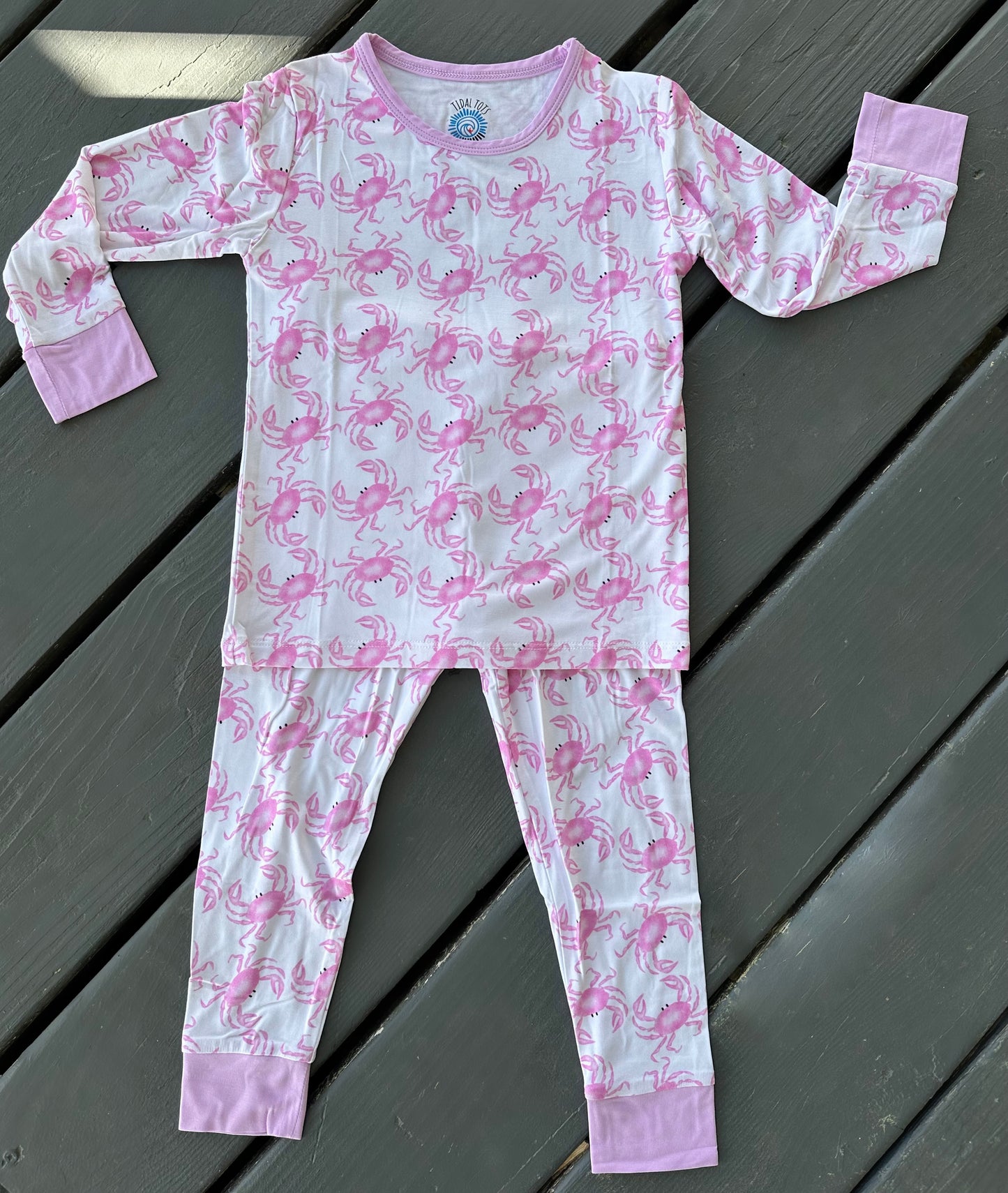 Carolina Crabs Pink Two Piece Pajama