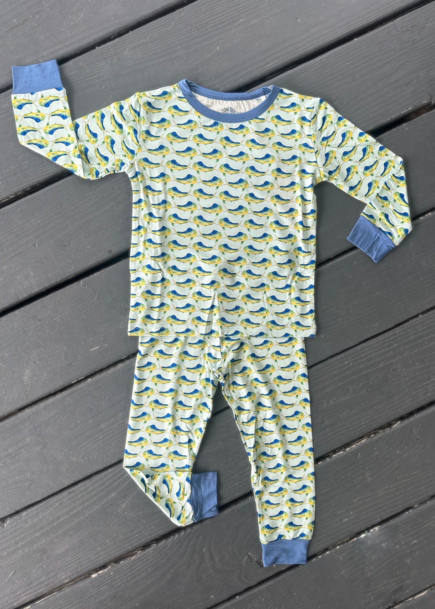 Dolphin Dance Blue Two Piece Pajama