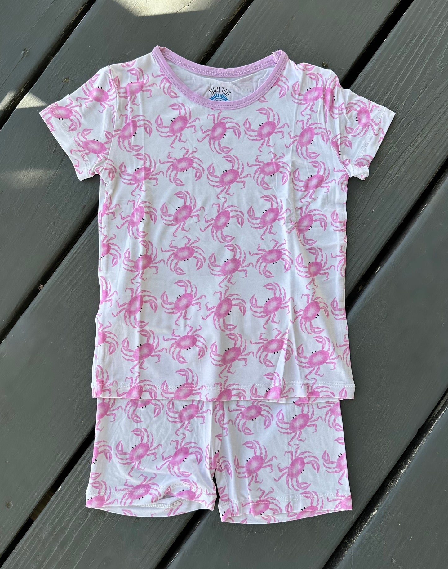 Carolina Crabs Pink Shorts Set