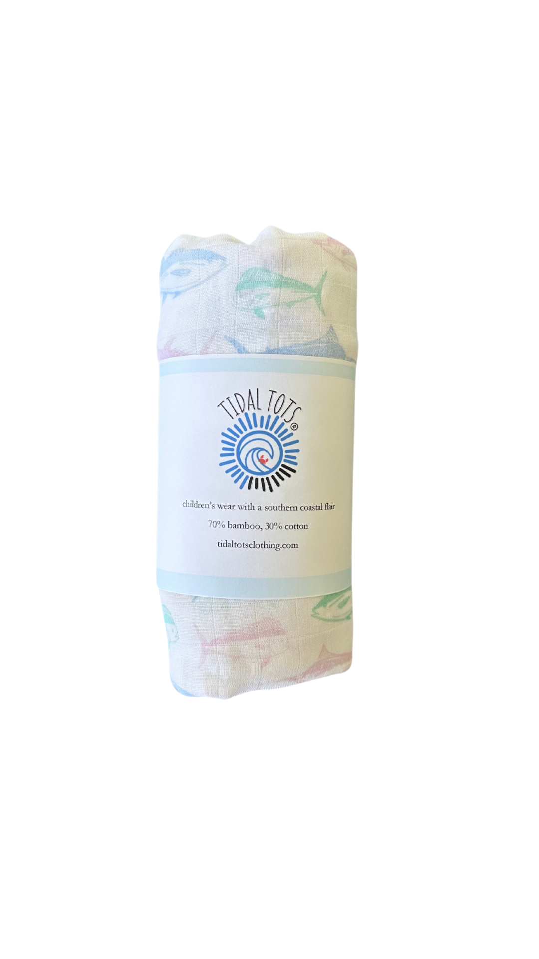 Maritime Medley Pink Lightweight Swaddle Blanket