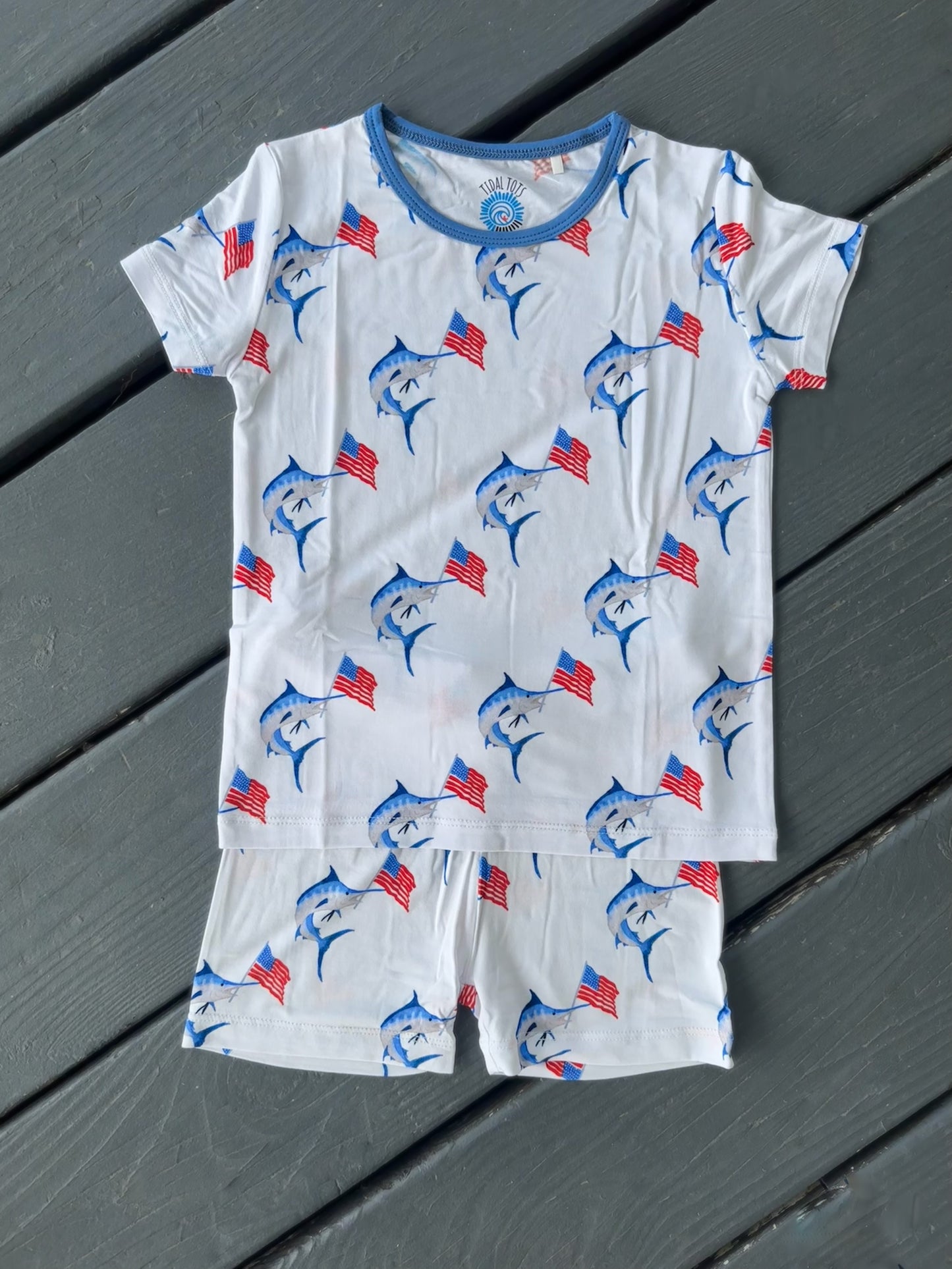 'Merica Marlin Shorts Set