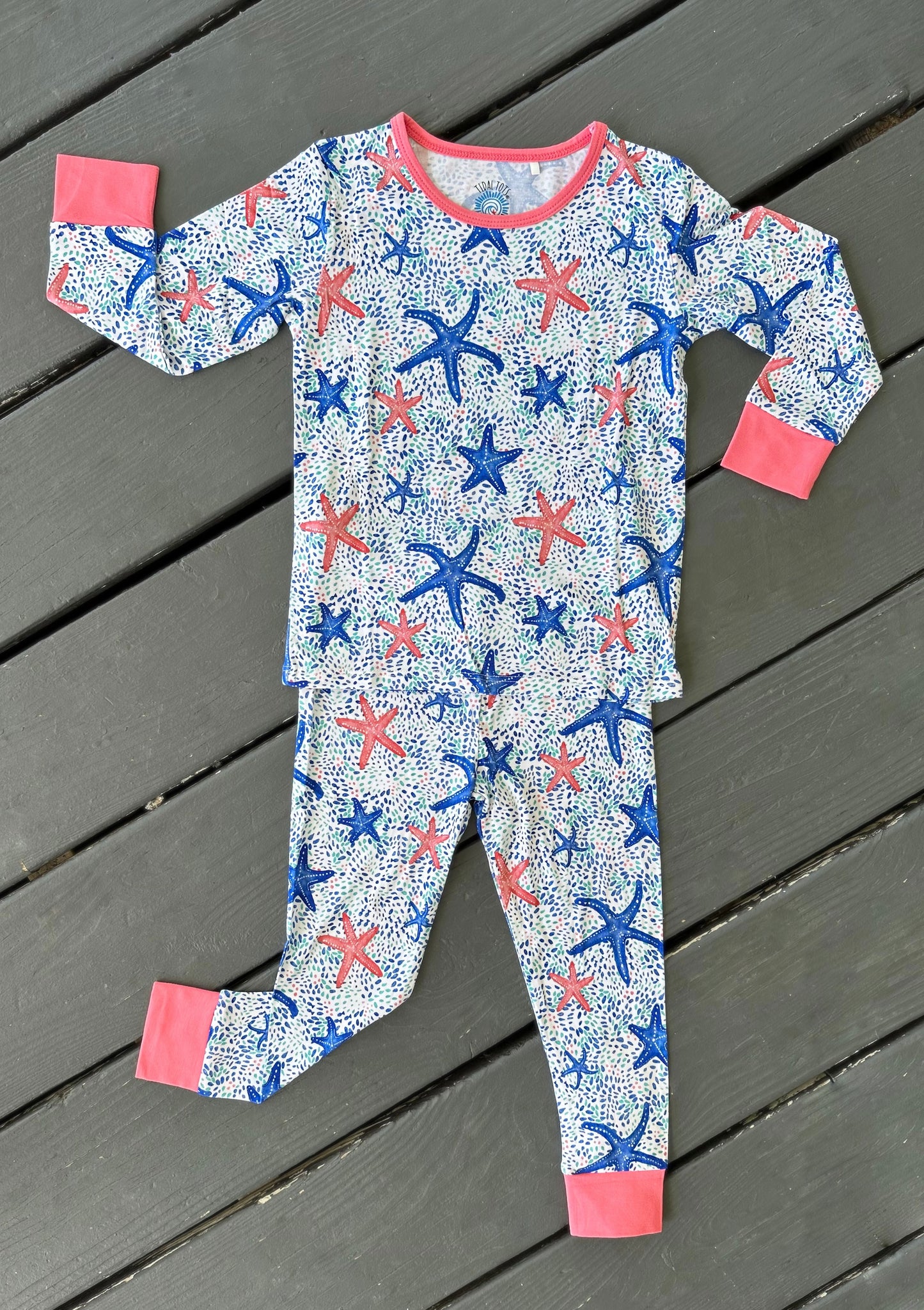 Oh My Sea Stars Two Piece Pajama