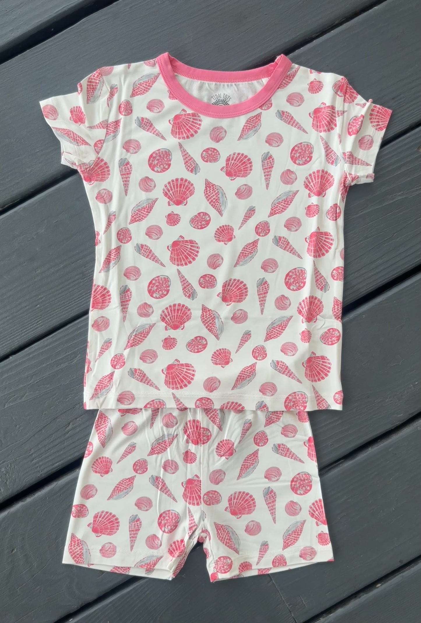 Sally's Shells Pink Shorts Set