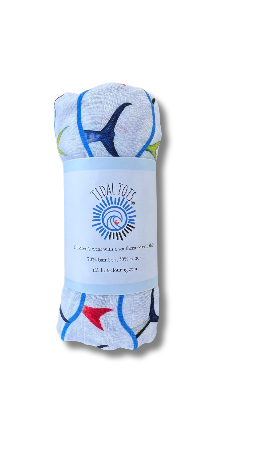Fishin' Tales Lightweight Swaddle Blanket