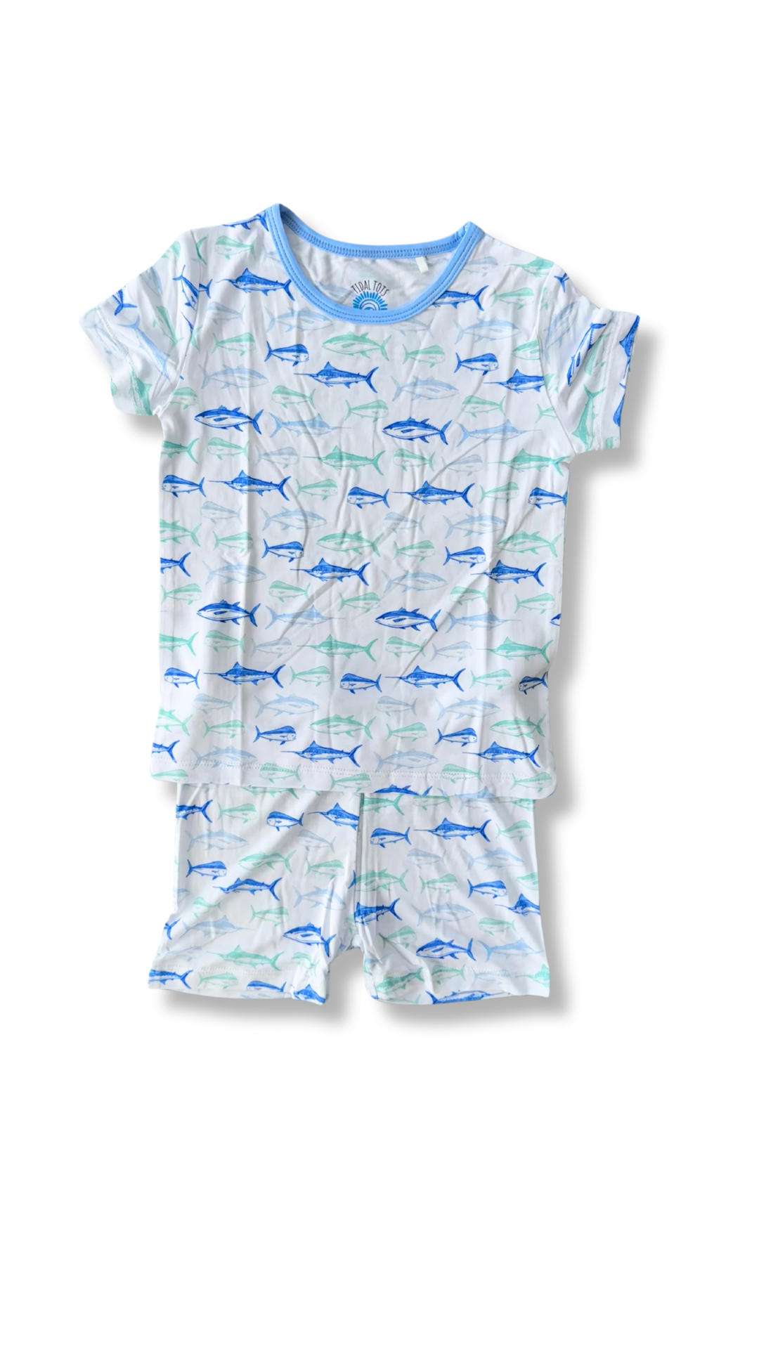 Maritime Medley Blue Shorts Set
