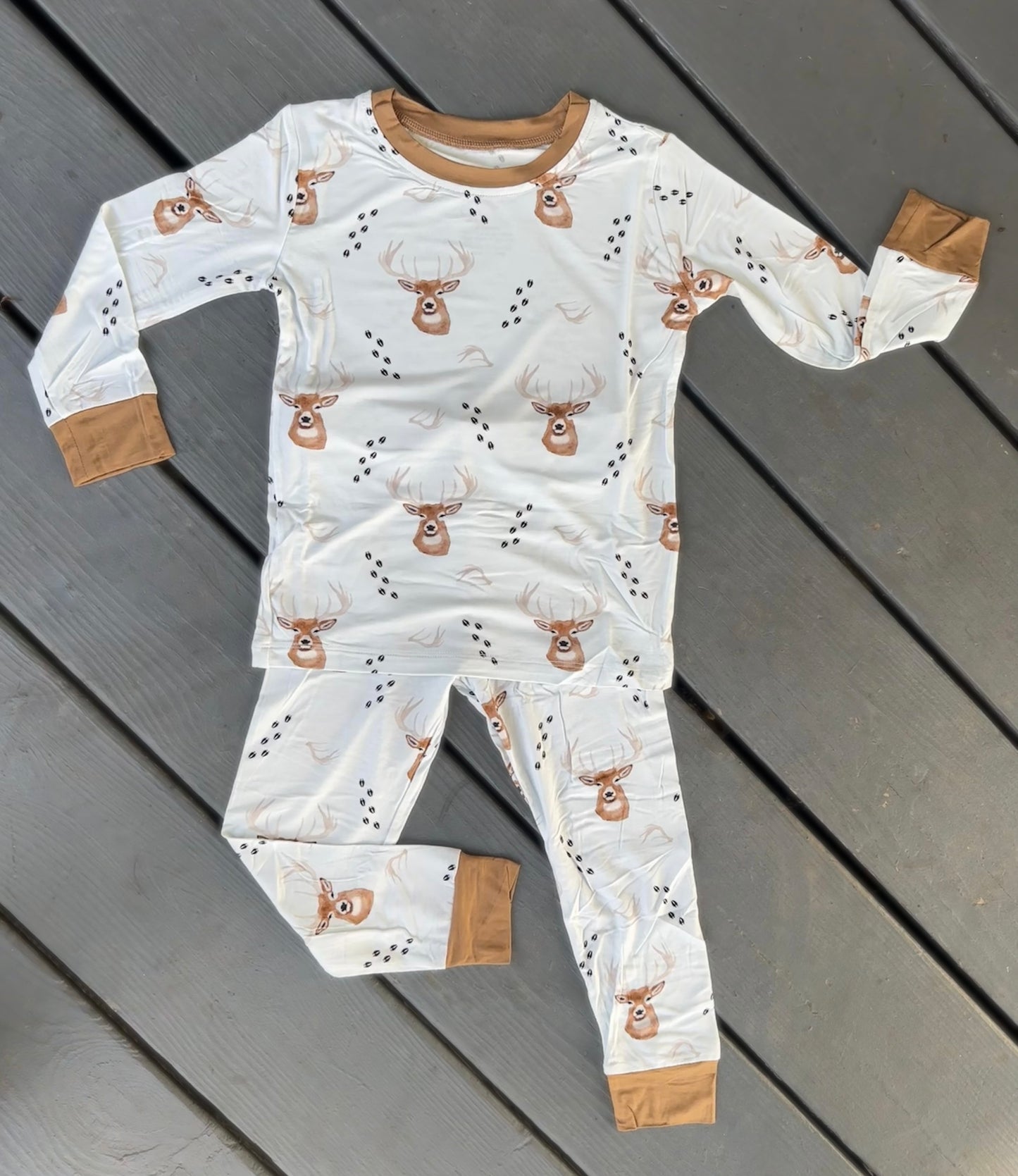 Bedtime Bucks Blue Two Piece Pajama
