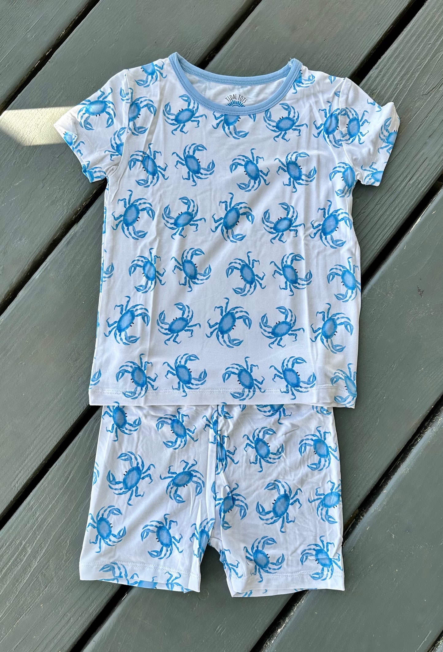 Carolina Crabs Blue Shorts Set