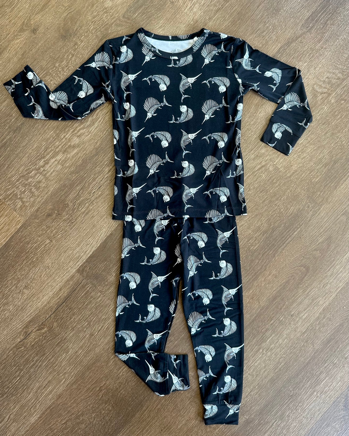 Scaly Skeletons Two Piece Pajama
