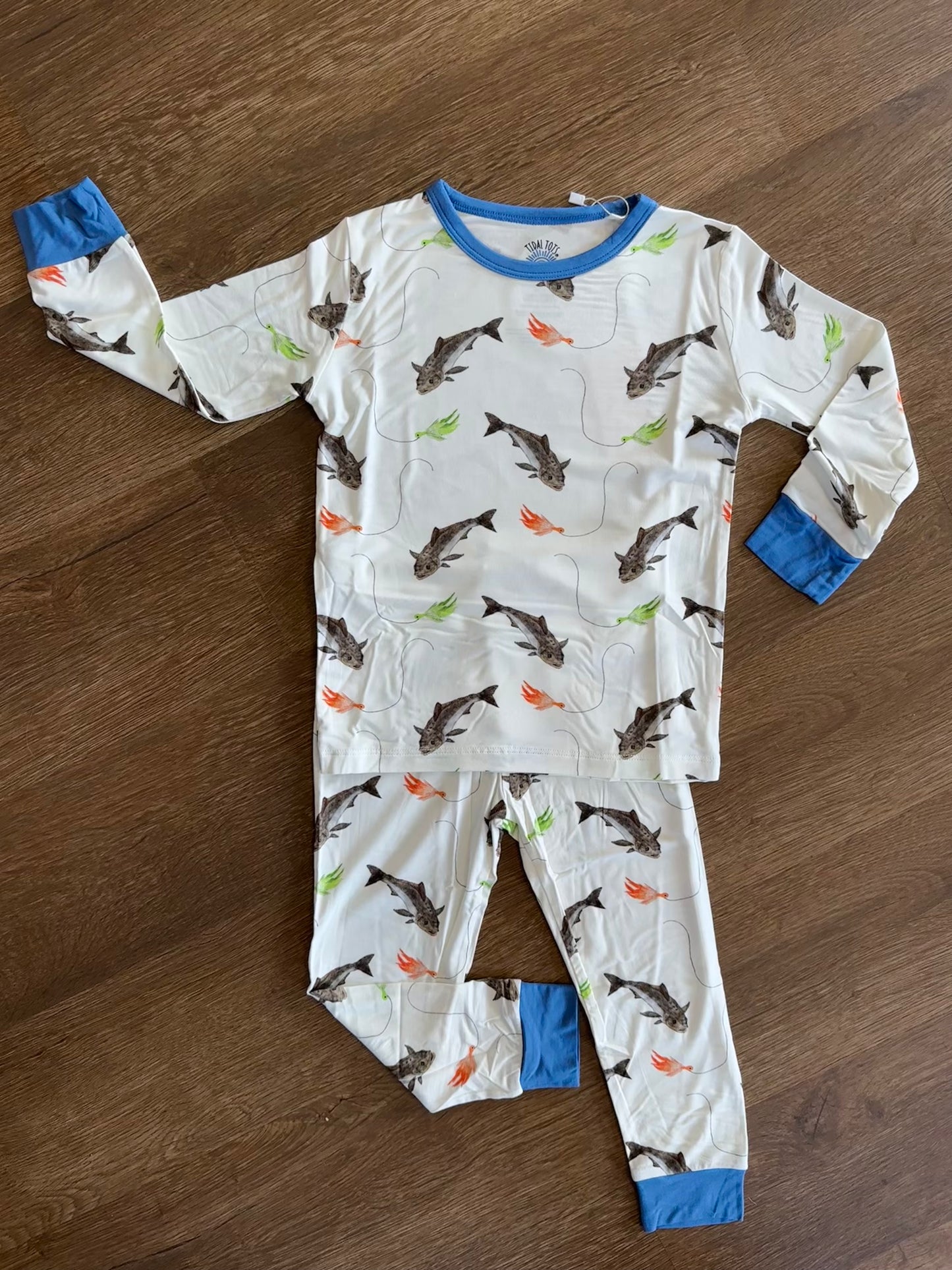 Cobia Cruise Blue Two Piece Pajama