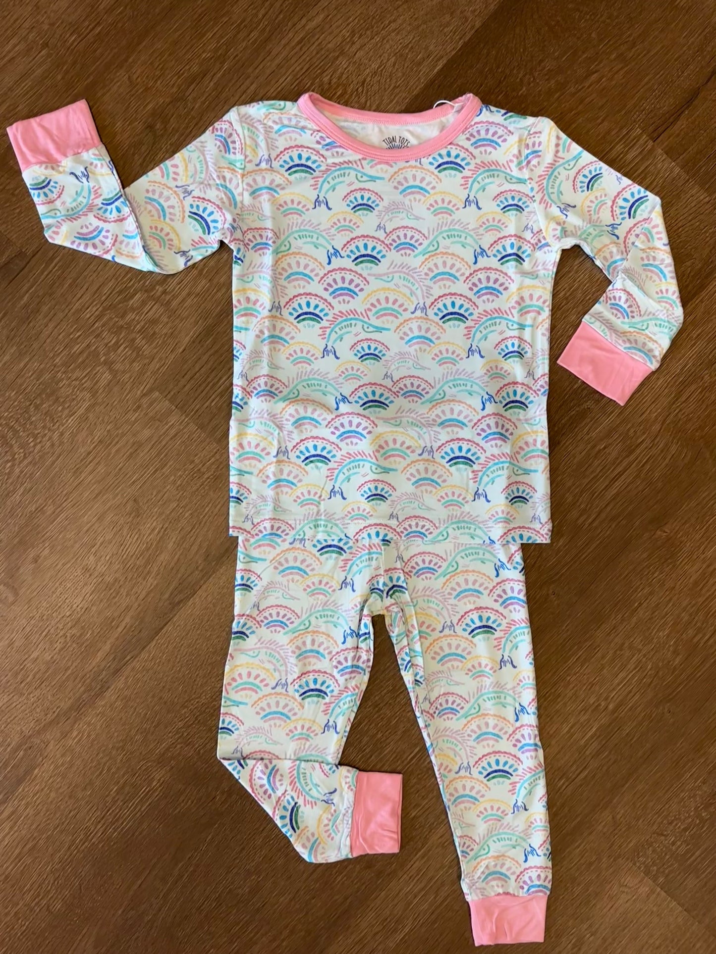 Marlin Mosaic Pink Two Piece Pajama