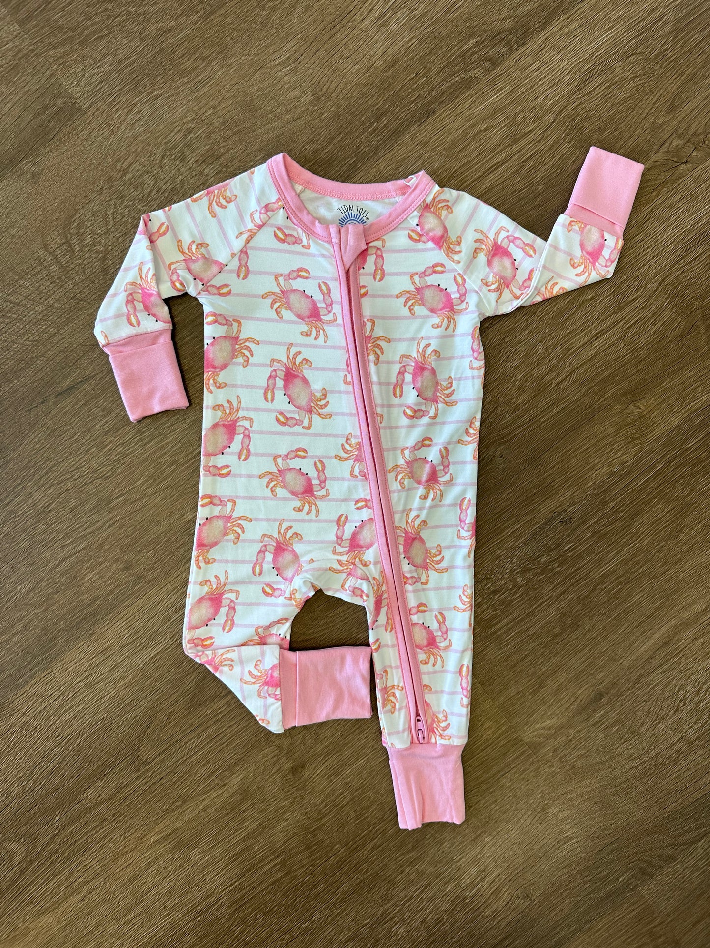 Pinchy Pals Pink Zippy Pajama