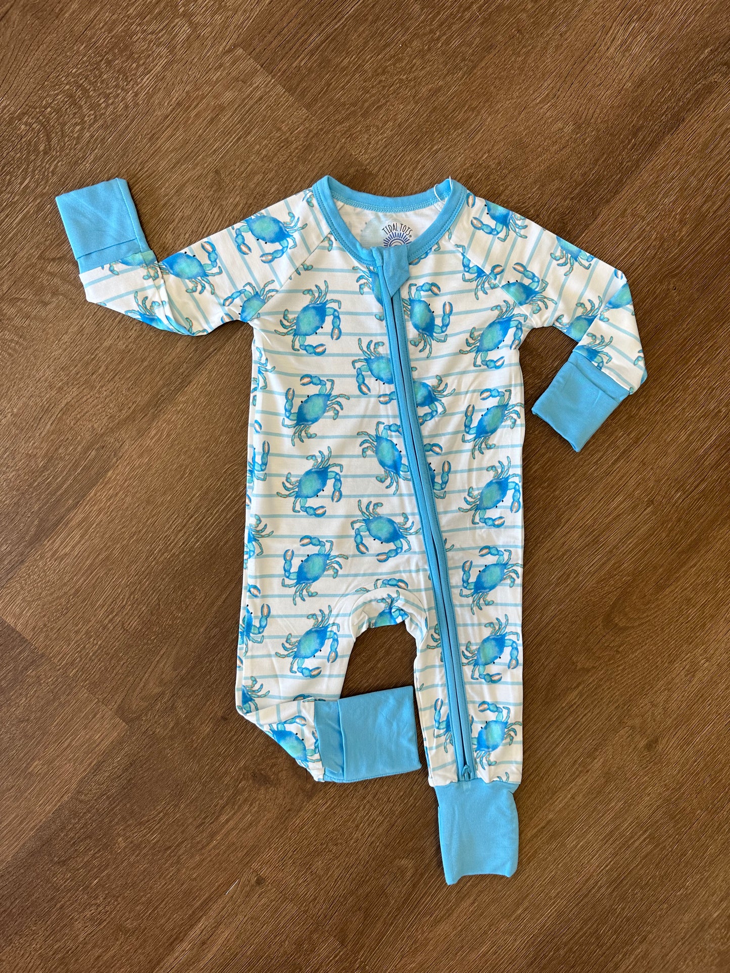 Pinchy Pals Blue Zippy Pajama