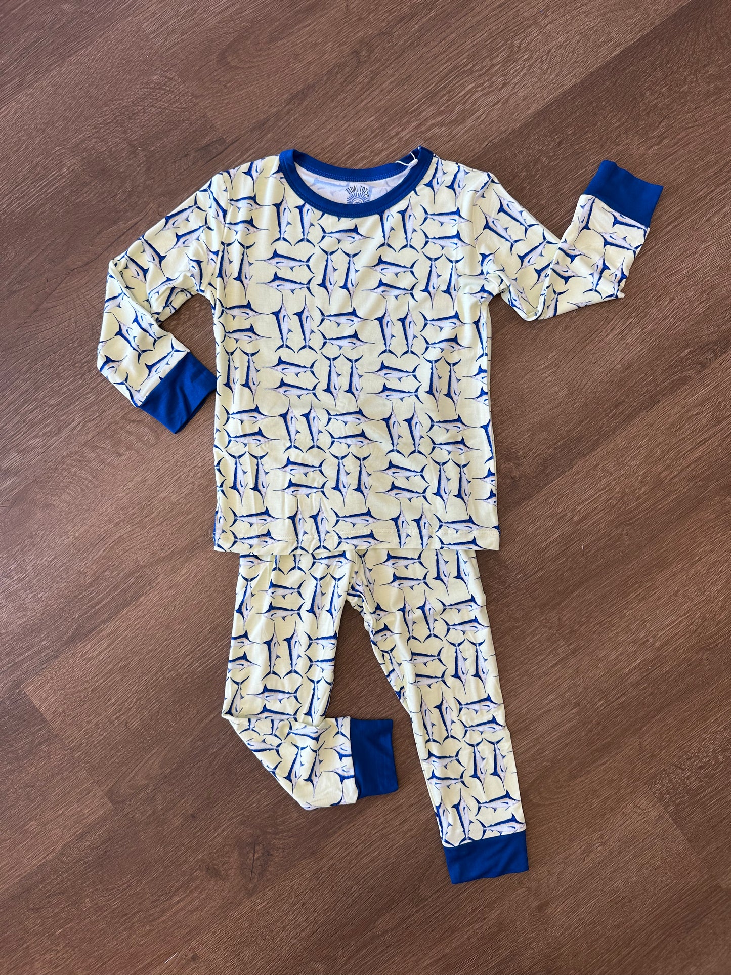 Marlin Mambo Yellow Two Piece Pajama