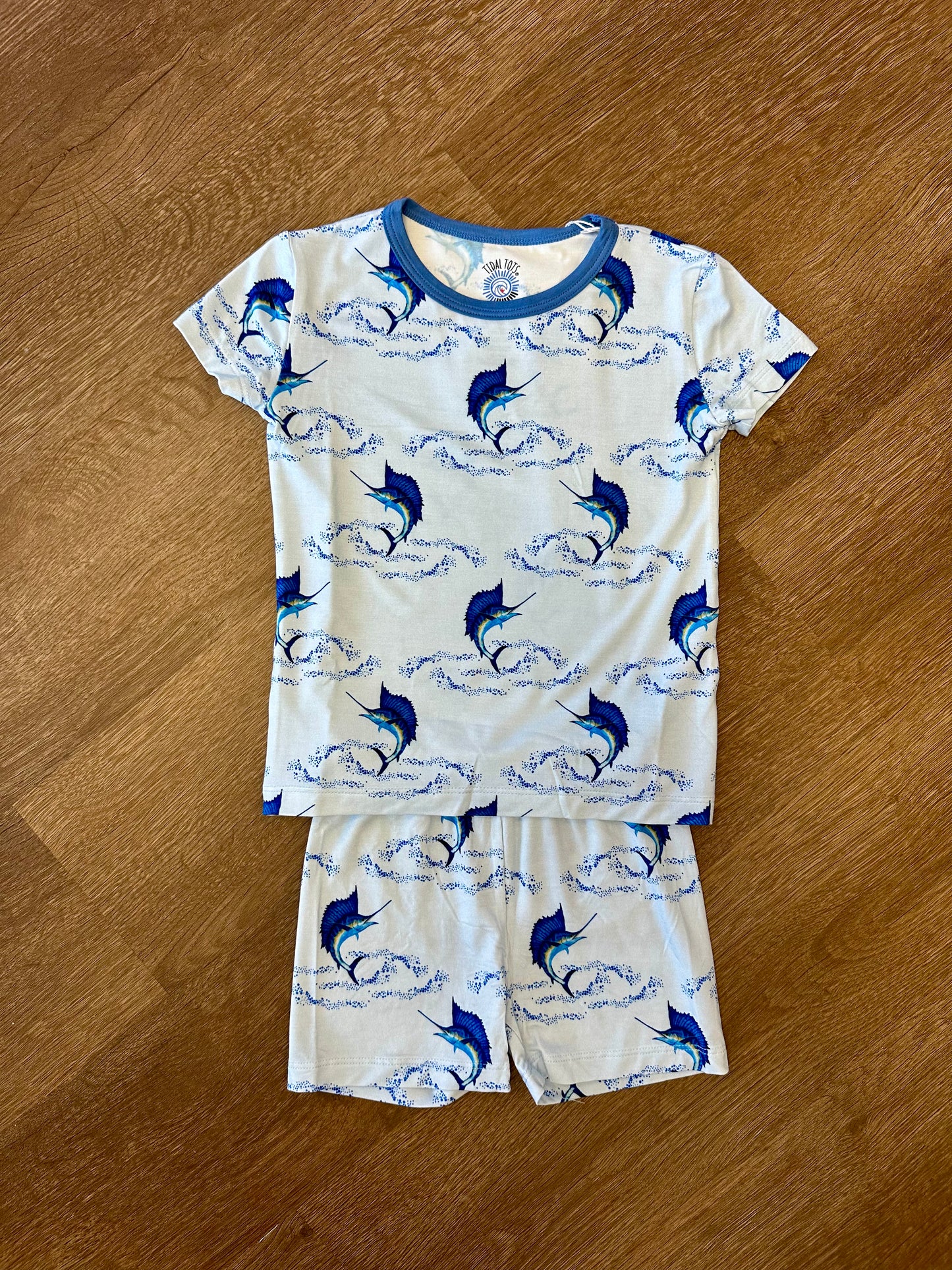 Summertime Sails Blue Shorts Set