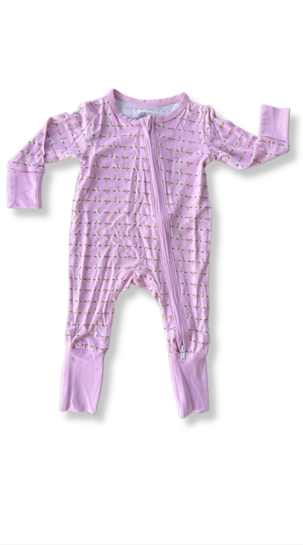 Migrating Mallards Pink Zippy Pajama