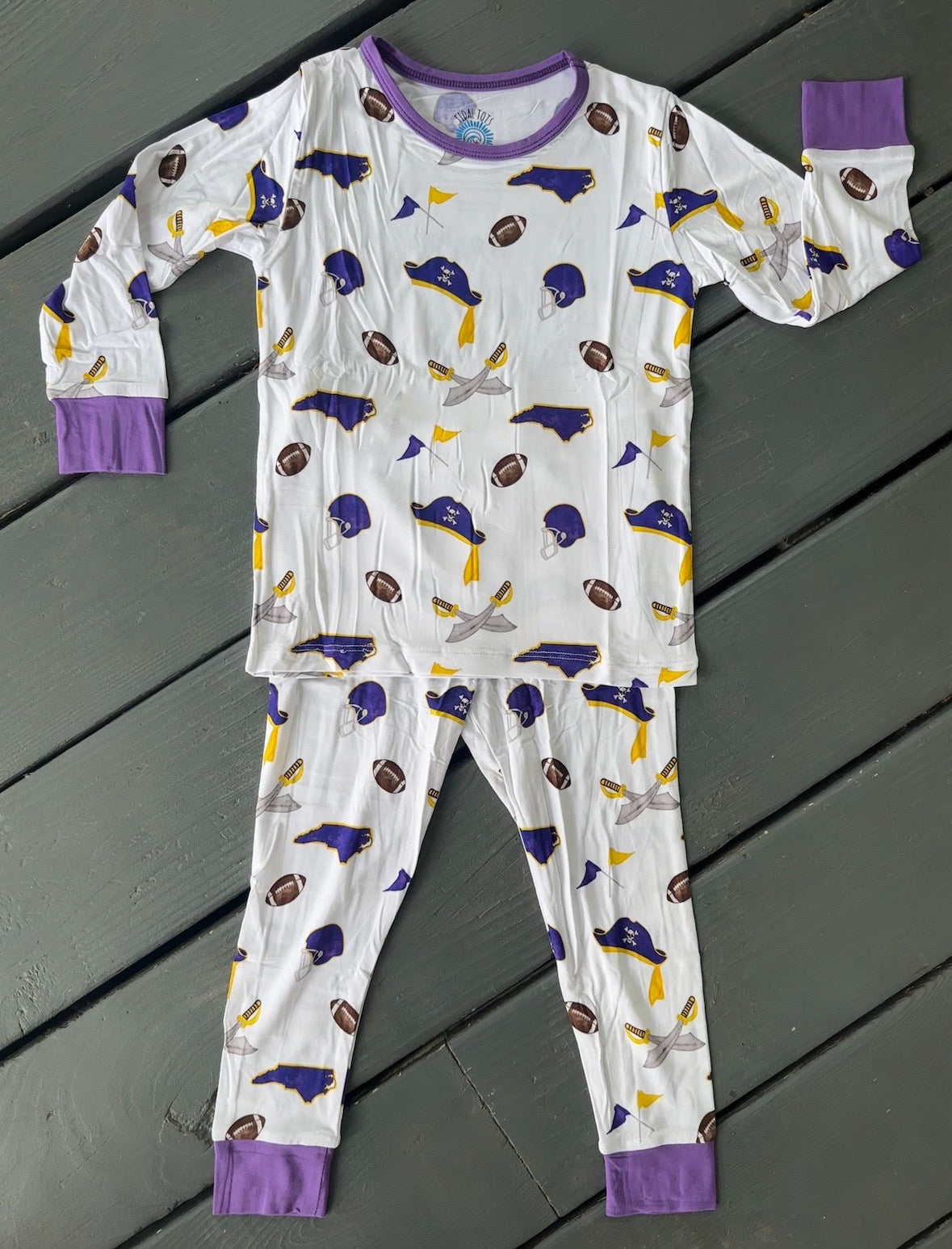 Pirate's Life for Me Purple Two Piece Set