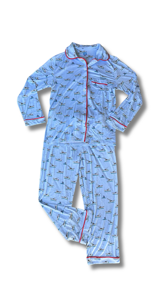 Christmas Dream Boat Women's Pajama Set