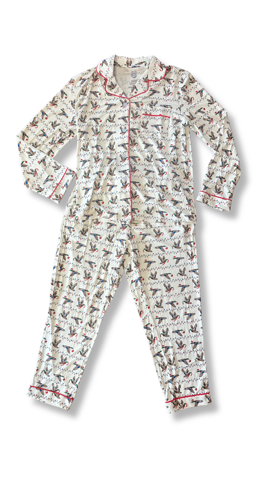 Women's Merry Mallards Button Up Set