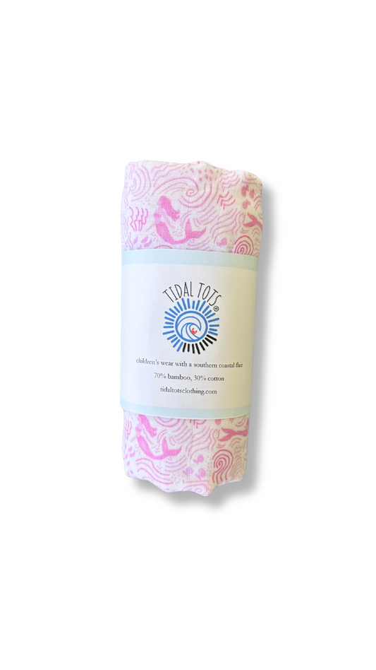 Mermaid Magic Lightweight Swaddle Blanket