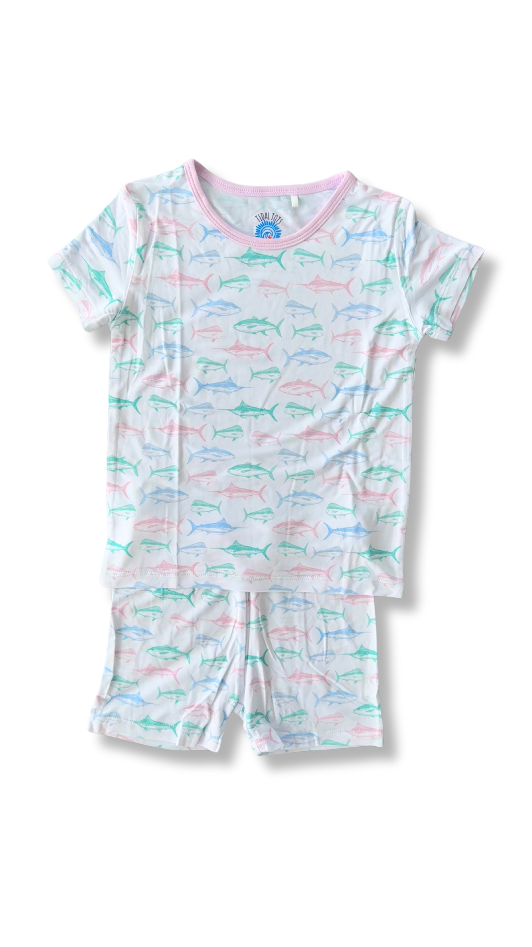 Maritime Medley Pink Shorts Set