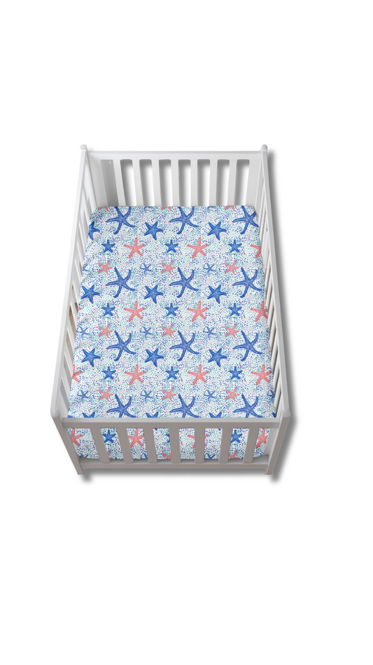 Oh My Sea Stars Crib Sheet