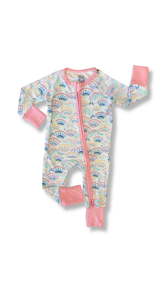 Marlin Mosaic Pink Zippy