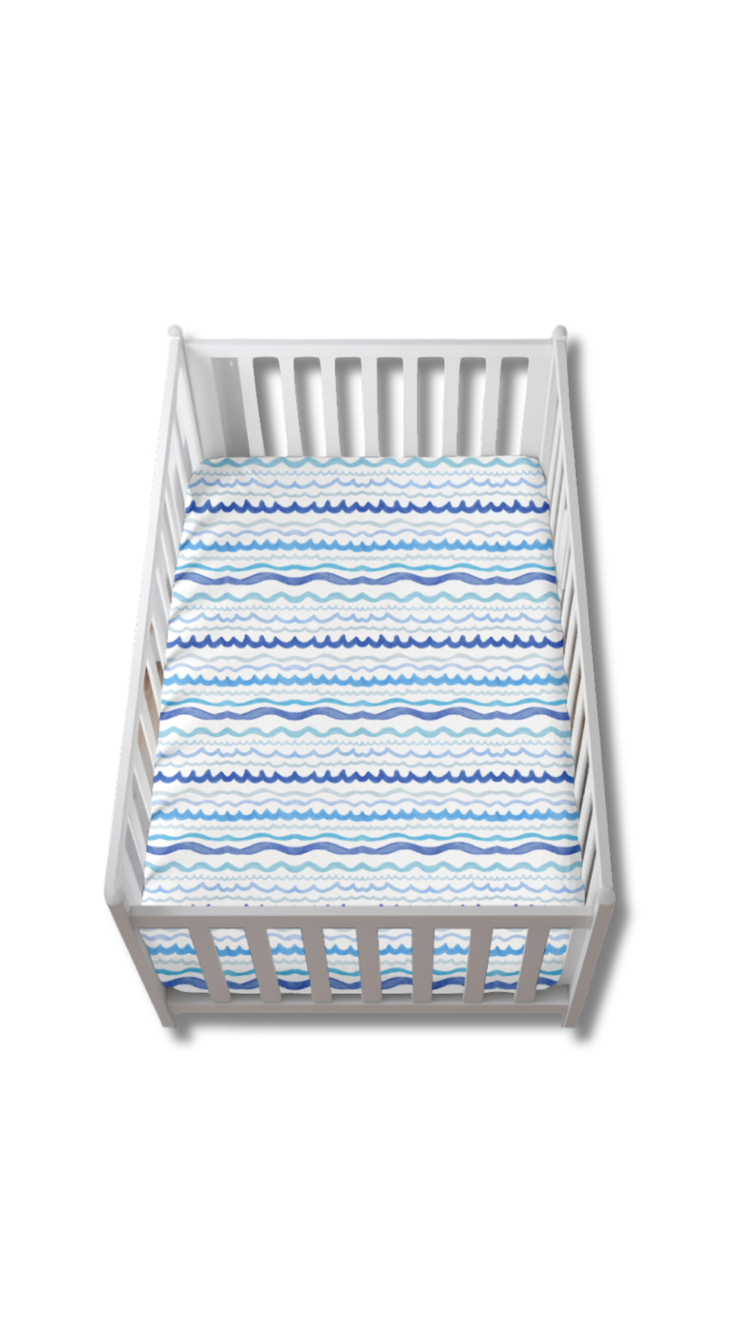 Sleepy Swells Crib Sheet