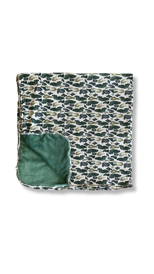 Creekside Camo Luxe Blanket