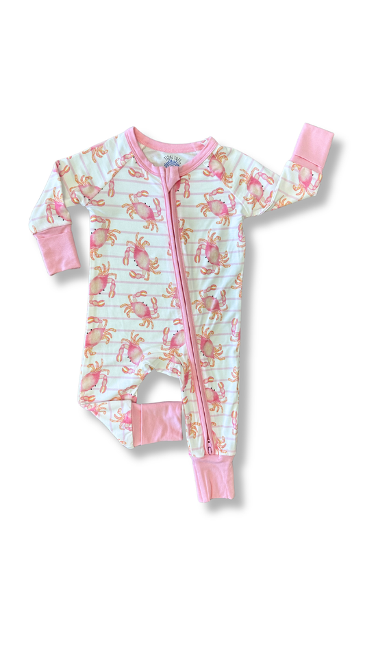 Pinchy Pals Pink Zippy Pajama