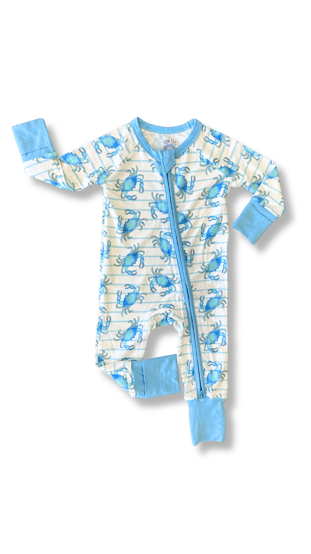 Pinchy Pals Blue Zippy Pajama
