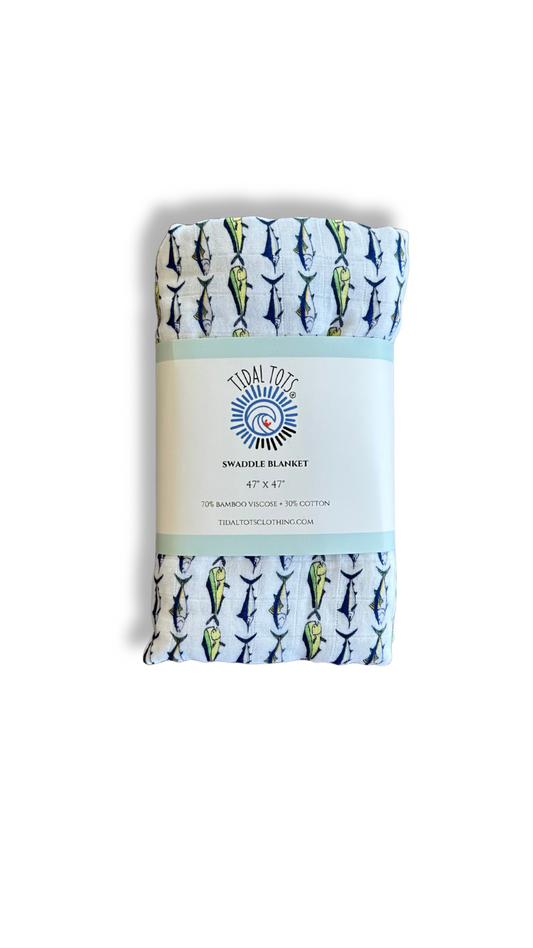 Tight Lines Lightweight Swaddle Blanket