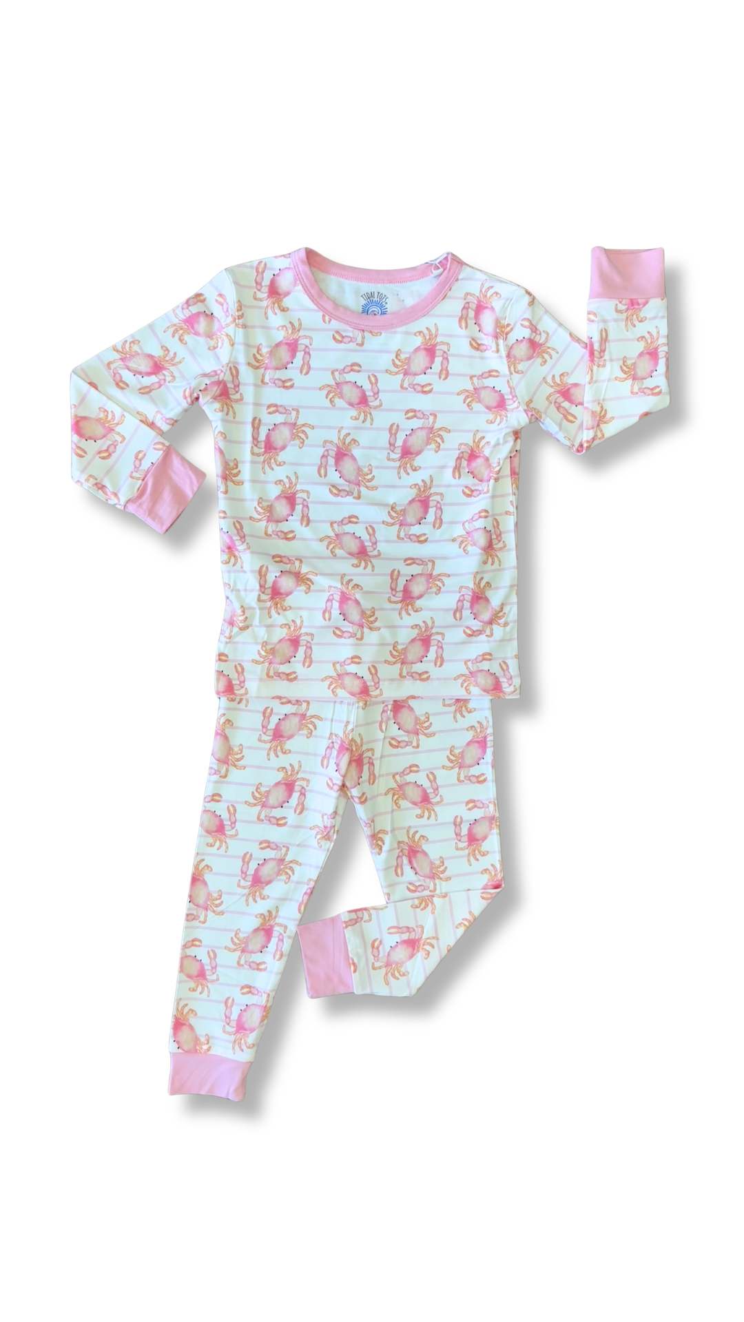 Pinchy Pals Pink Two Piece Pajama
