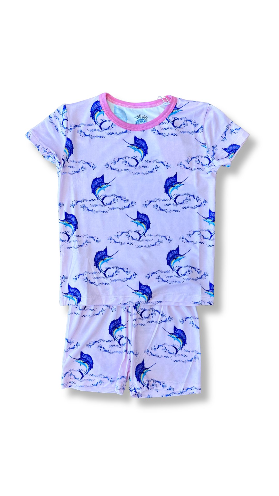 Summertime Sails Pink Shorts Set