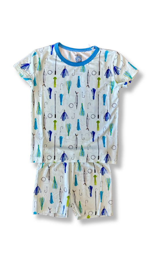 Tackle Box Tango Blue Shorts Set