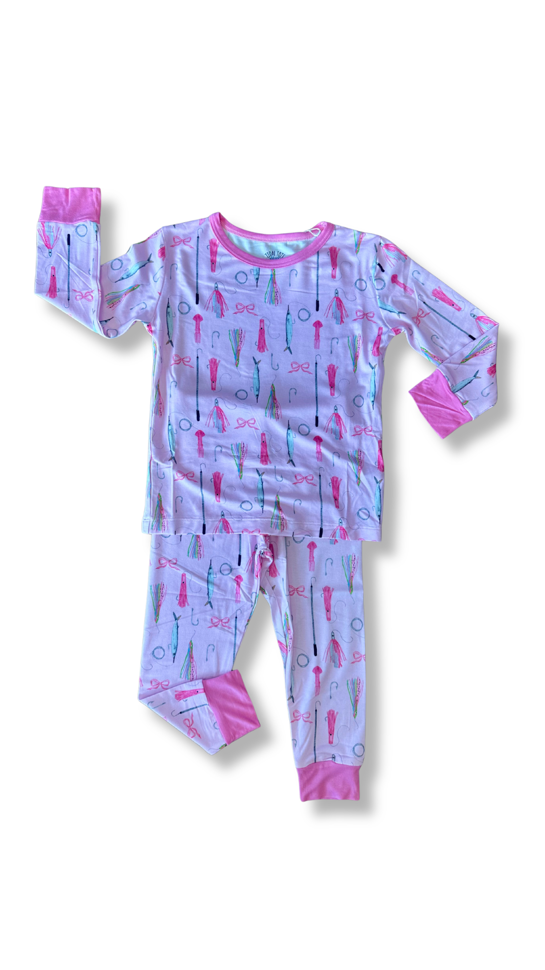 Tackle Box Tango Pink Two Piece Pajama