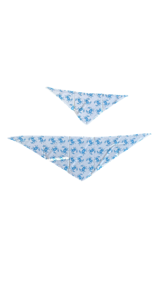 Carolina Crabs Blue Pet Bandana