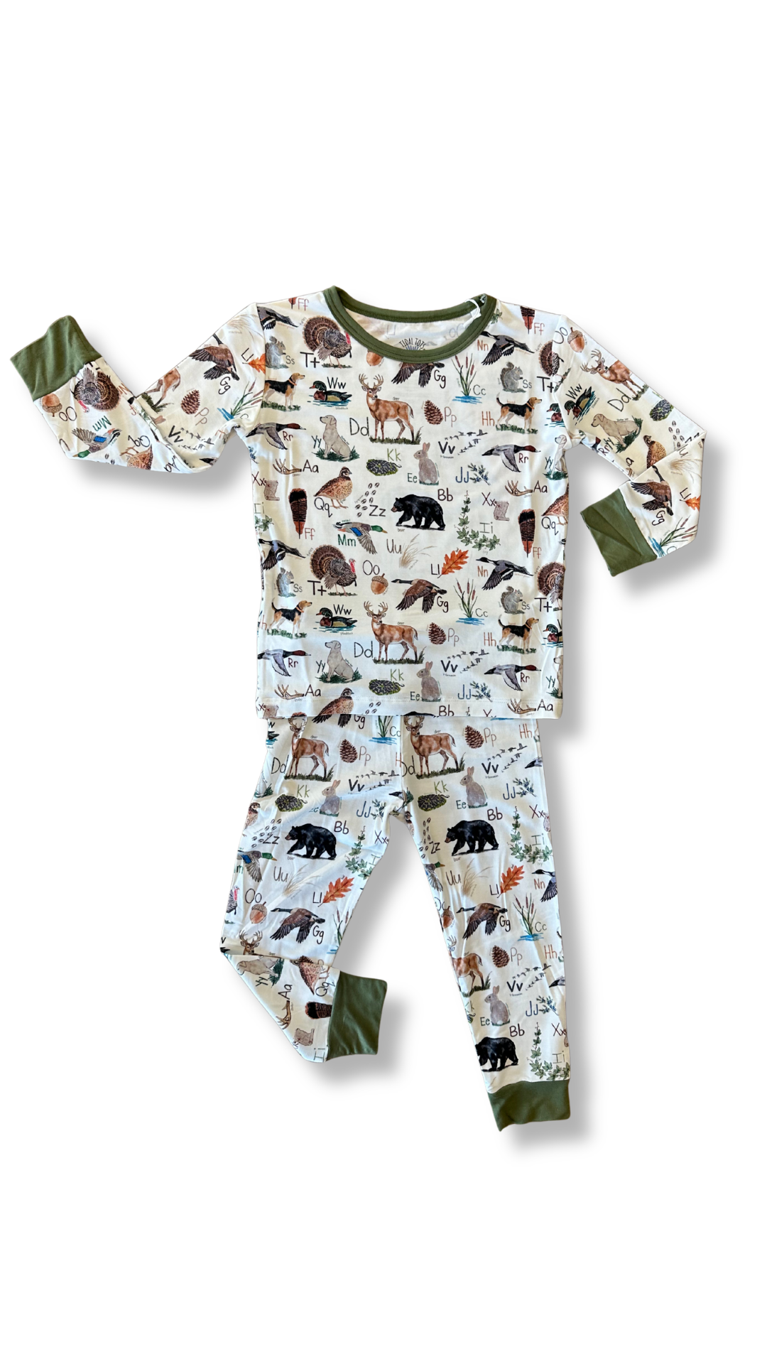 Harvest ABC's Green Two Piece Pajama