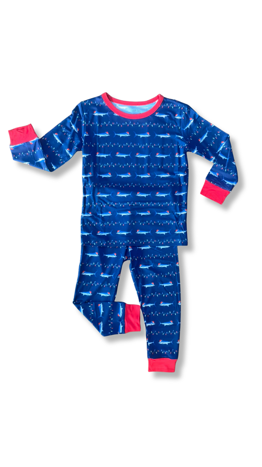 Merry Marlin Red Two Piece Pajama Set