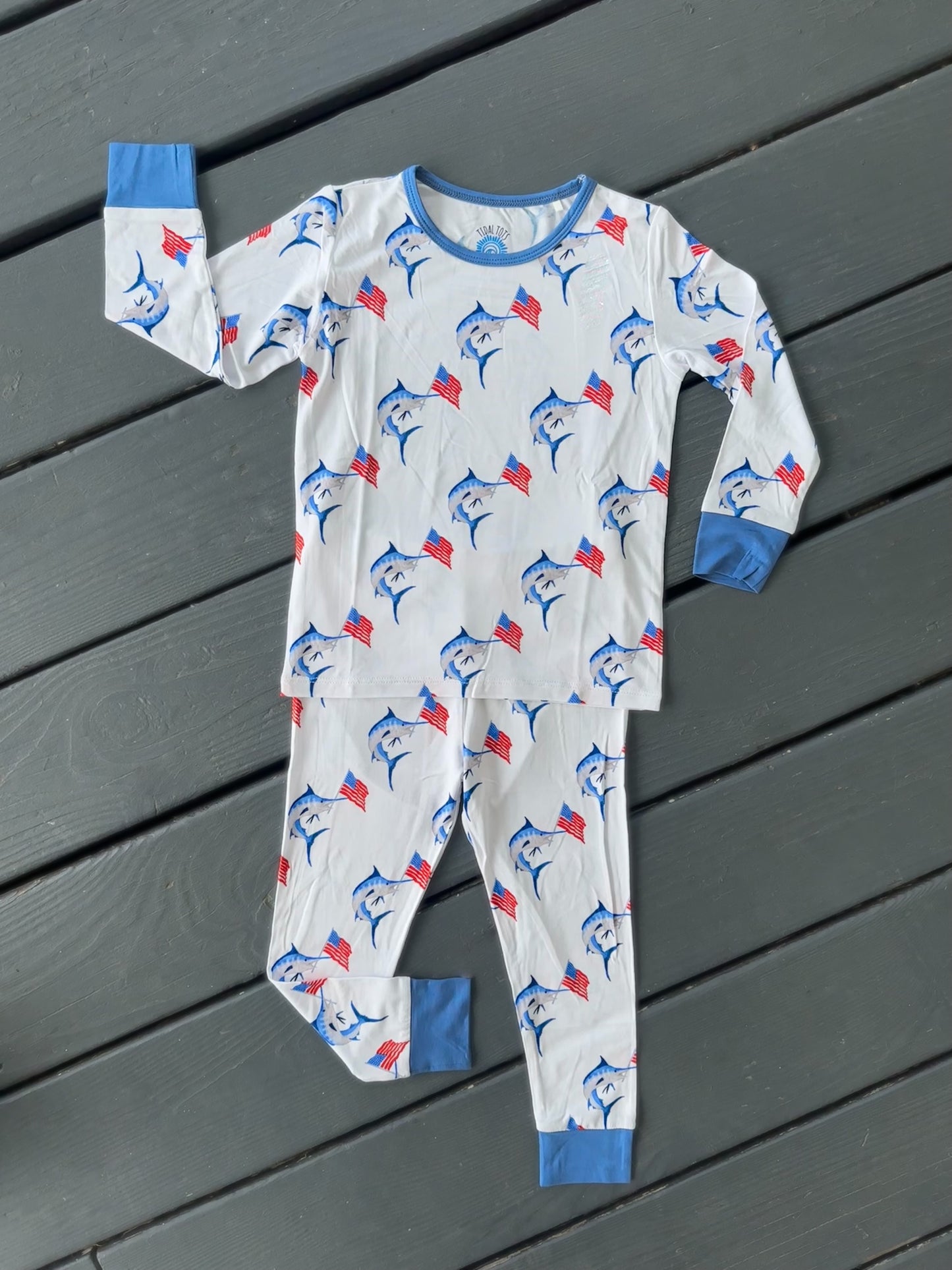 Merica' Marlin Two Piece Pajama