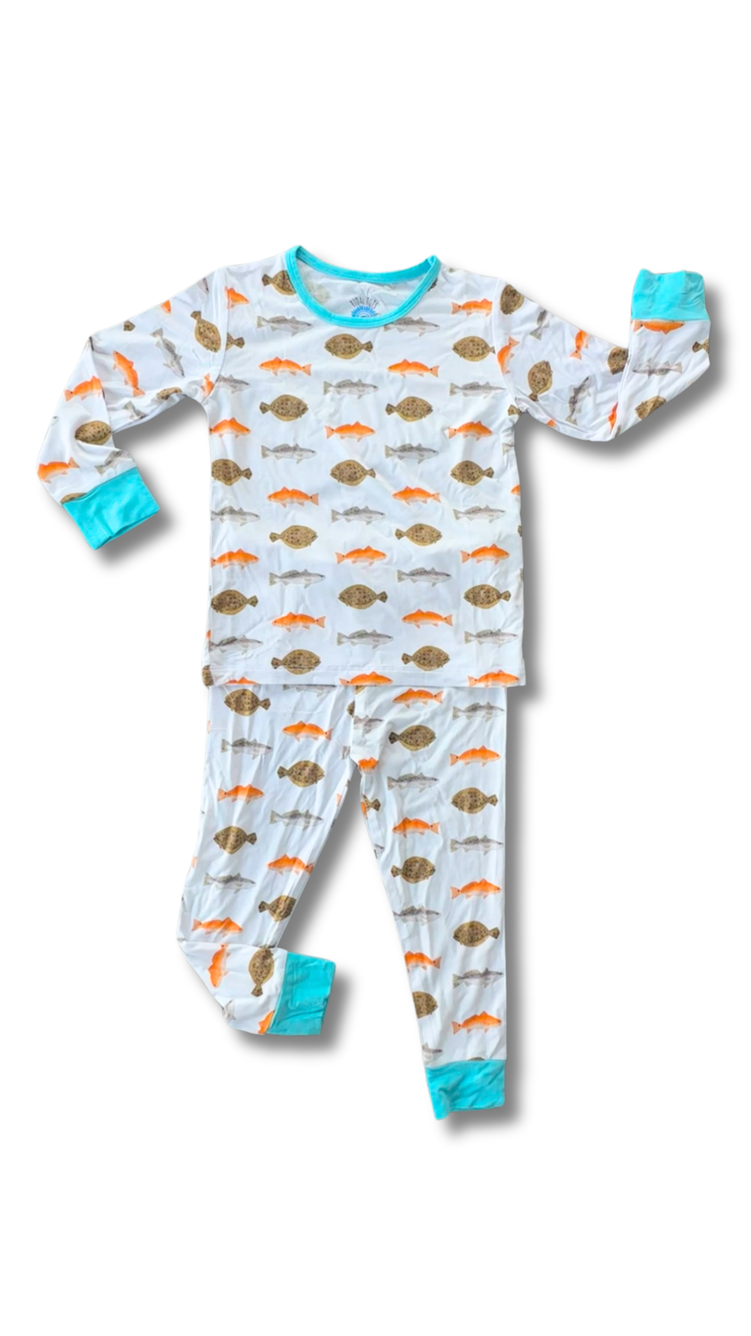 Inshore Slam Jams Blue Two Piece Pajama