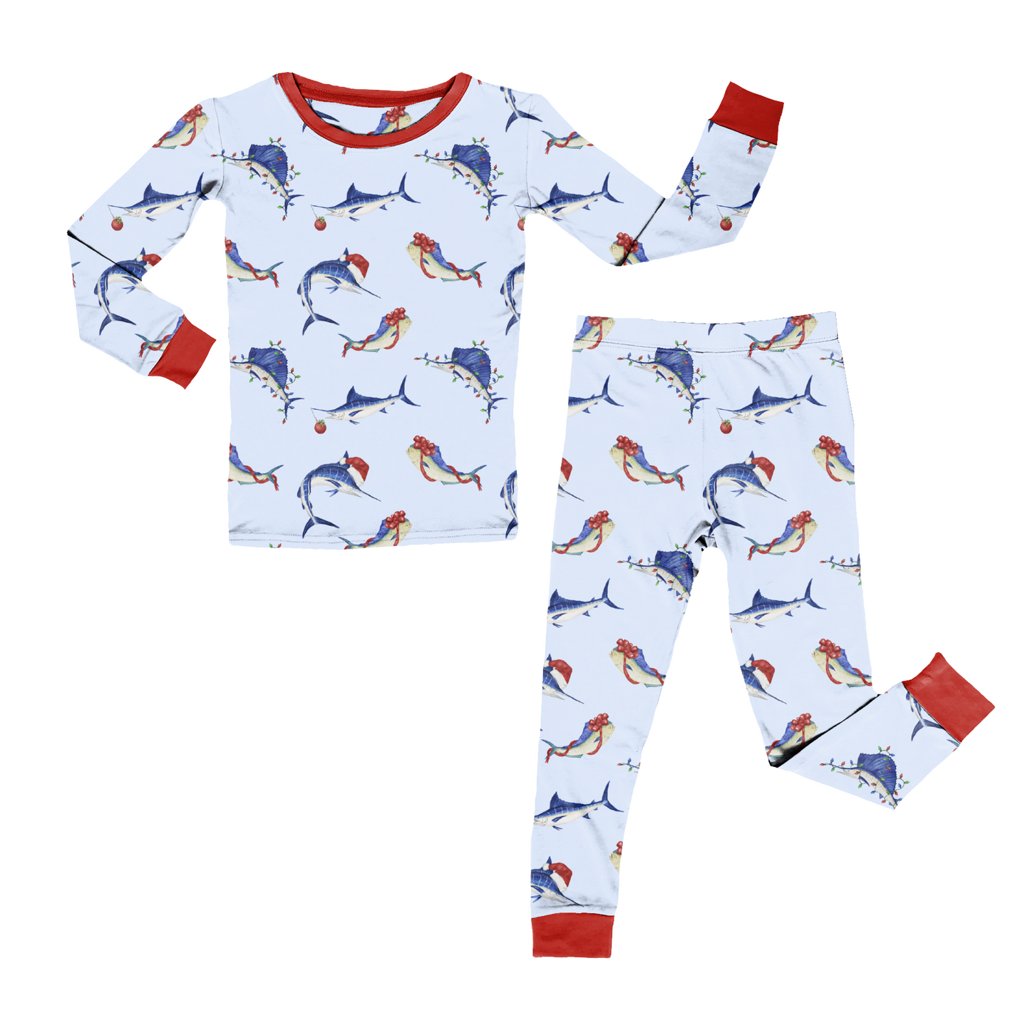 Gulf Stream Greetings Blue Two Piece Pajama Set