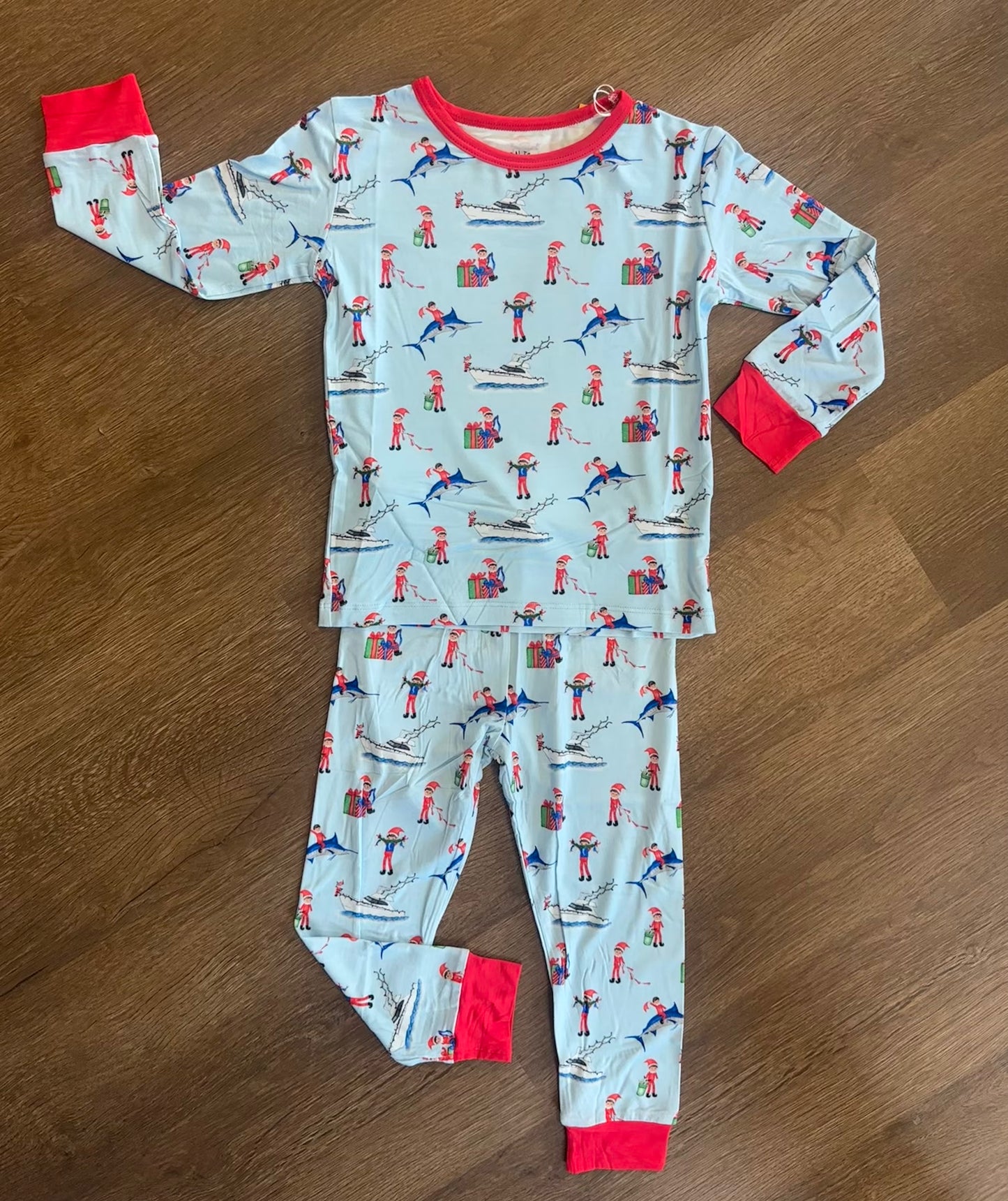 Santa's First Mate Two Piece Pajama Set