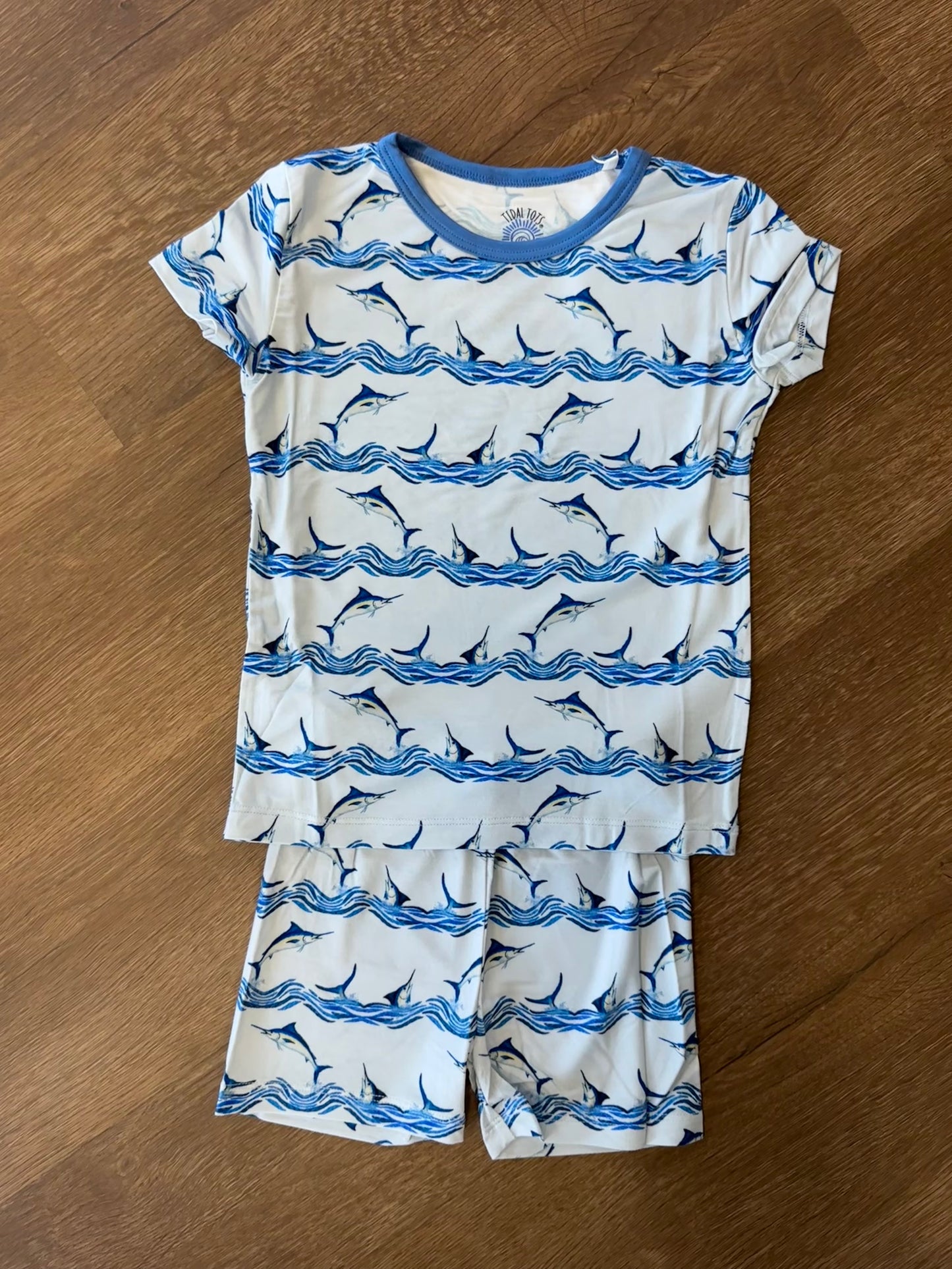Marlin Motion Blue Shorts Set