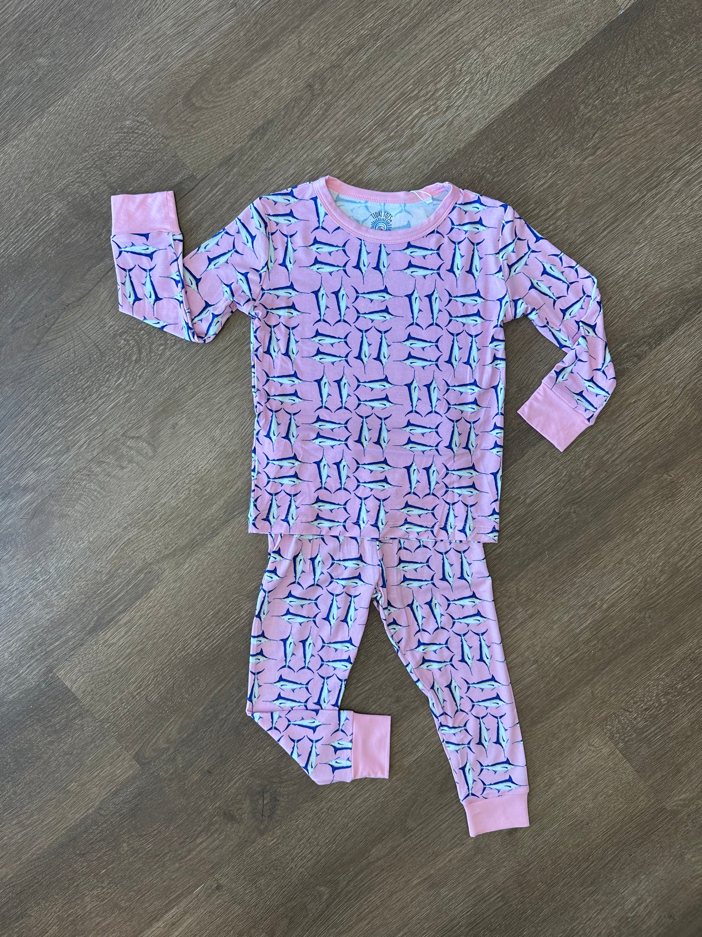 Marlin Mambo Pink Two Piece Pajama