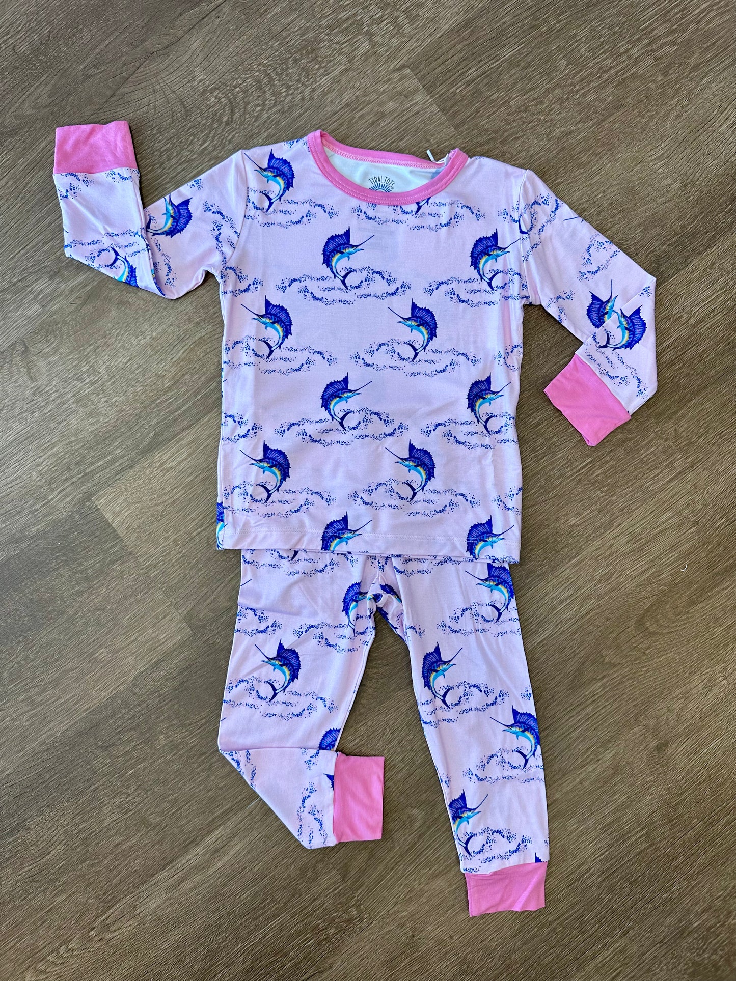 Summertime Sails Pink Two Piece Pajama