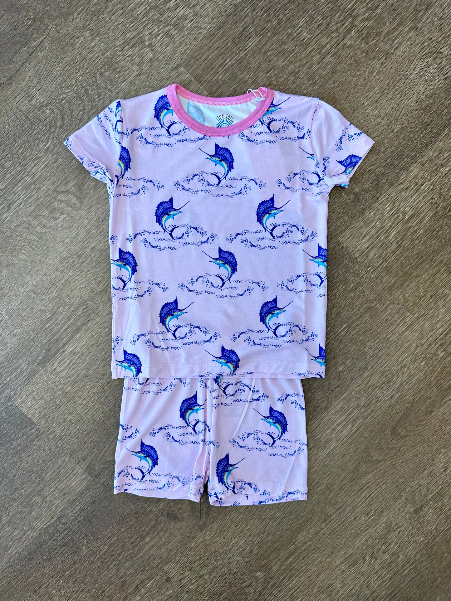 Summertime Sails Pink Shorts Set