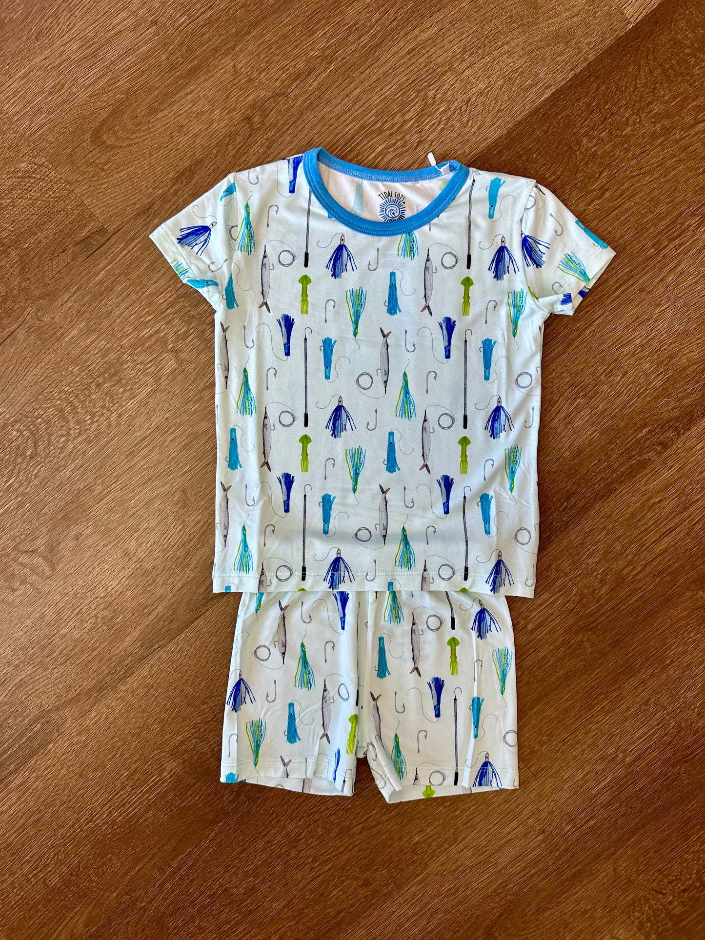 Tackle Box Tango Blue Shorts Set