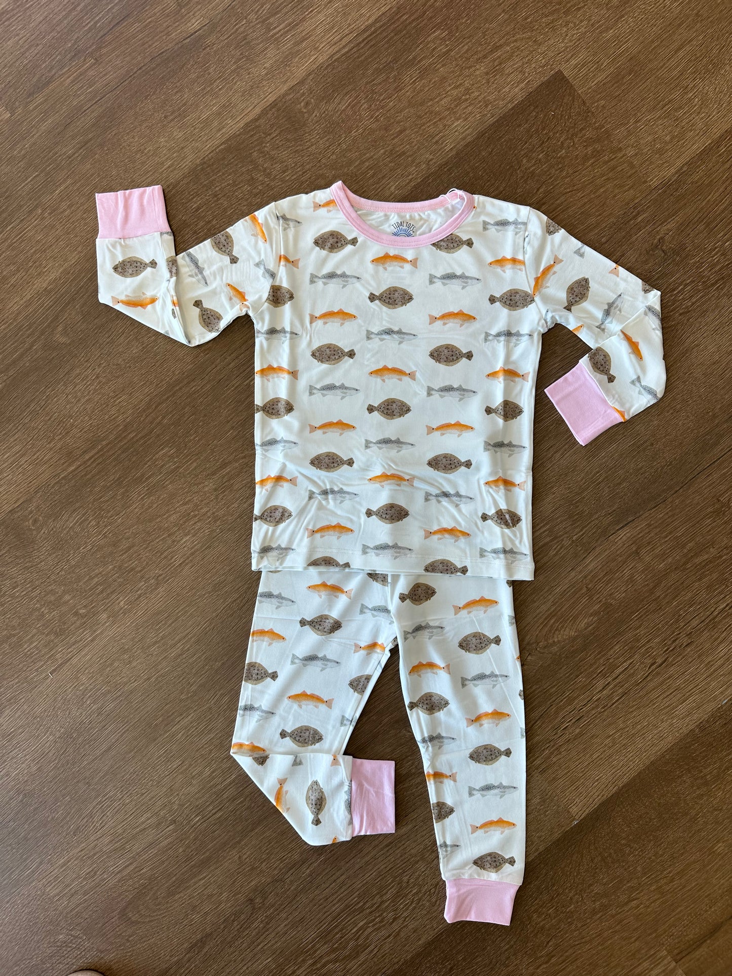 Inshore Slam Jams Pink Two Piece Pajama